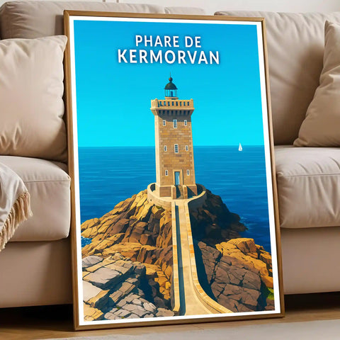Affiche - Phare de Kermorvan