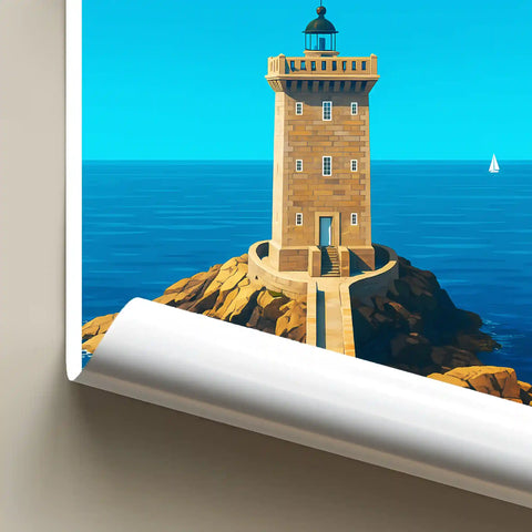 Affiche - Phare de Kermorvan