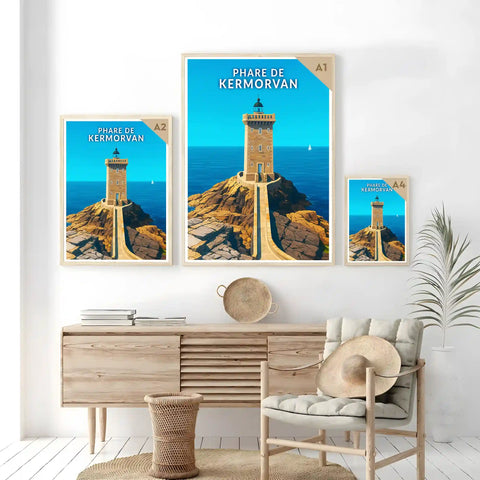 Affiche - Phare de Kermorvan