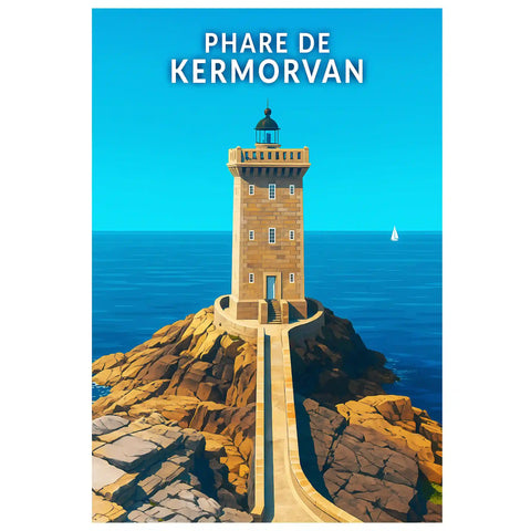 Affiche - Phare de Kermorvan