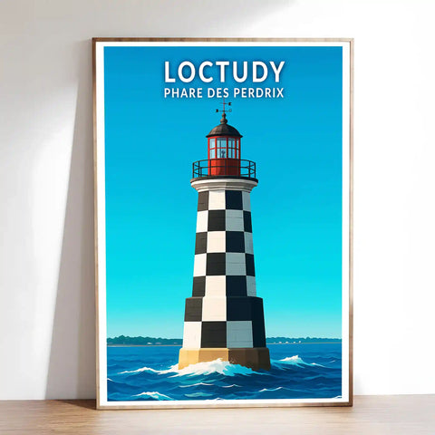 Affiche - Loctudy -  Phare des Perdrix