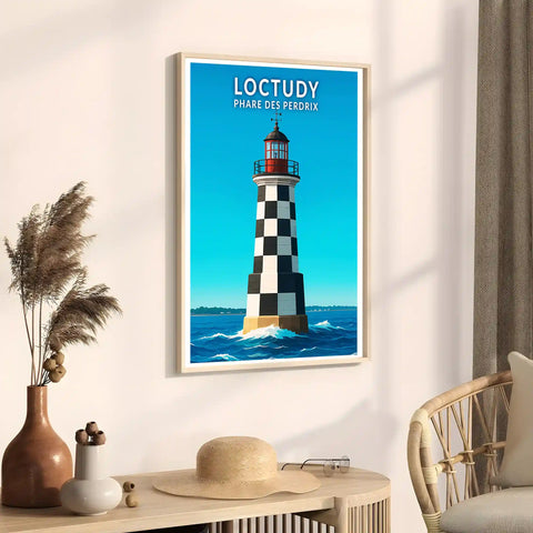 Affiche - Loctudy -  Phare des Perdrix