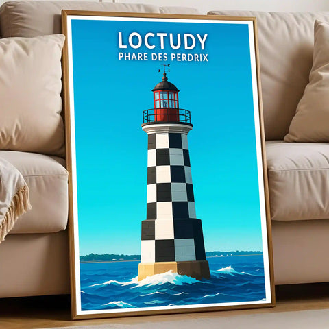 Affiche - Loctudy -  Phare des Perdrix