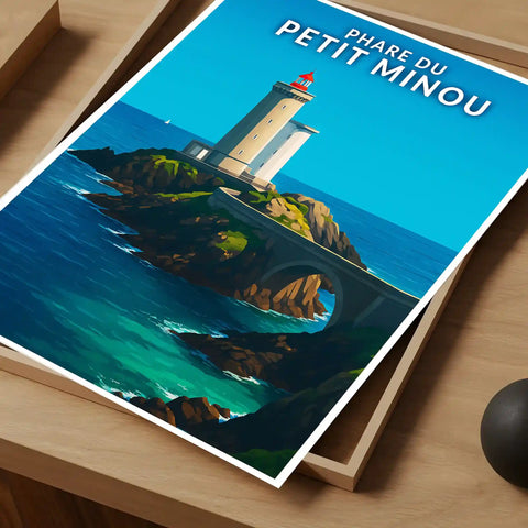 Affiche - Phare du Petit Minou