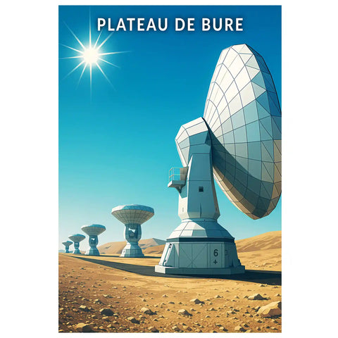 Affiche - Plateau de Bure