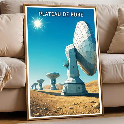Affiche - Plateau de Bure