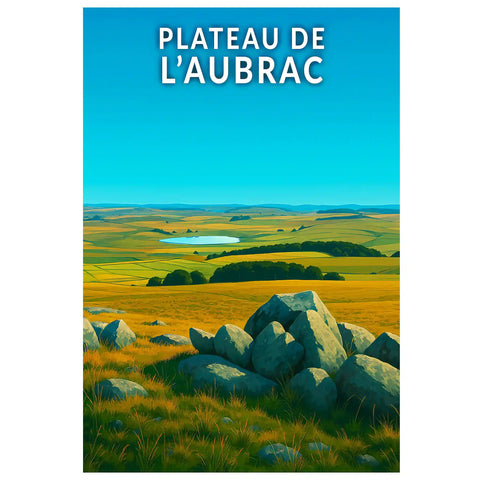 Affiche - Plateau de l'Aubrac