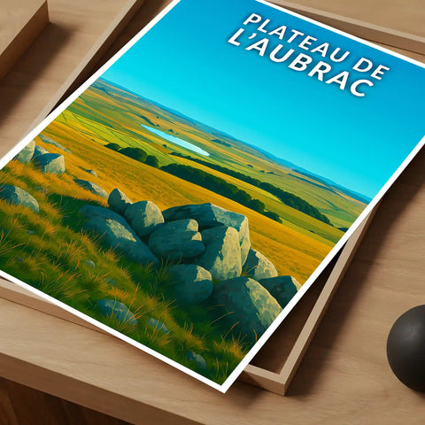 Affiche - Plateau de l'Aubrac