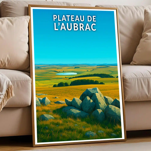 Affiche - Plateau de l'Aubrac