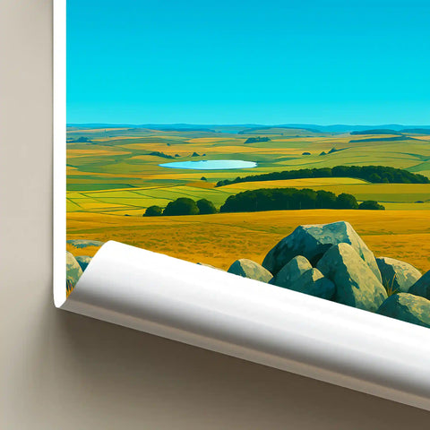 Affiche - Plateau de l'Aubrac