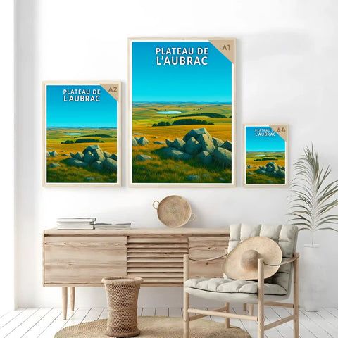 Affiche - Plateau de l'Aubrac