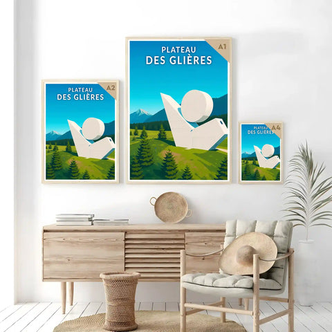 Affiche - Plateau des Glières