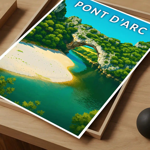 Affiche - Pont d'Arc