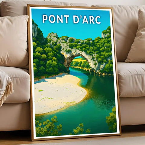 Affiche - Pont d'Arc