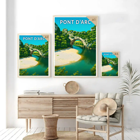 Affiche - Pont d'Arc