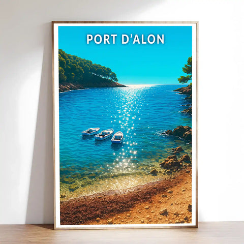 Affiche - Port d'Alon