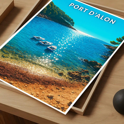 Affiche - Port d'Alon