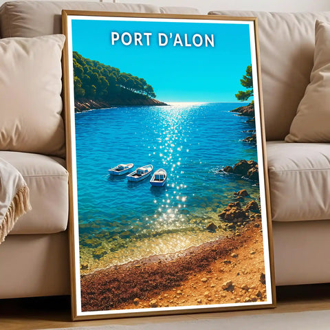 Affiche - Port d'Alon