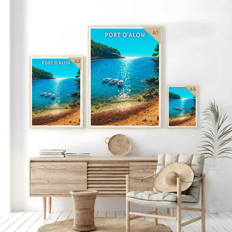 Affiche - Port d'Alon