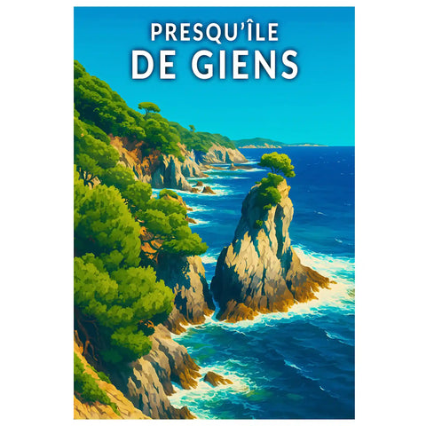 Affiche - Presqu'île de Giens