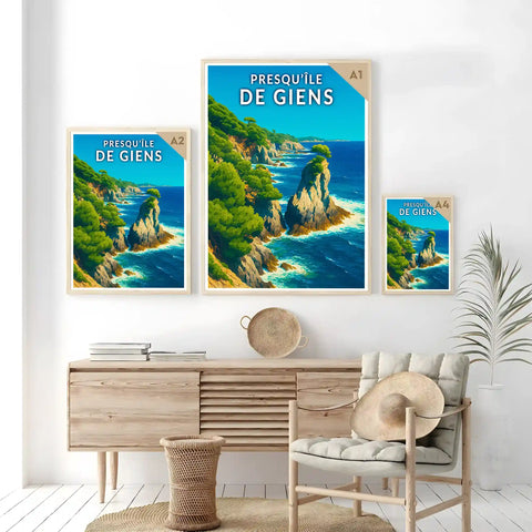 Affiche - Presqu'île de Giens