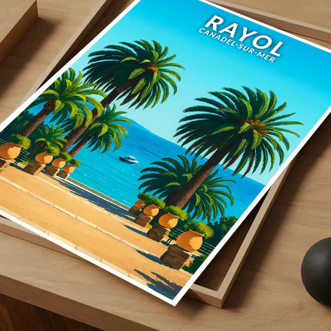 Affiche - Rayol-Canadel-sur-Mer