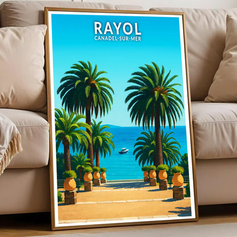 Affiche - Rayol-Canadel-sur-Mer