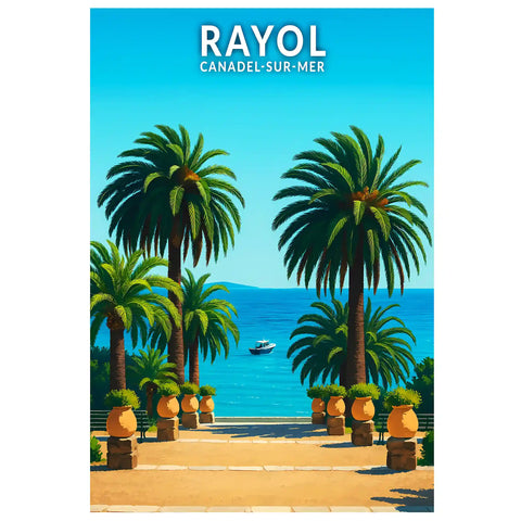 Affiche - Rayol-Canadel-sur-Mer