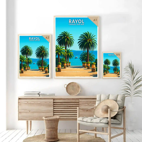 Affiche - Rayol-Canadel-sur-Mer