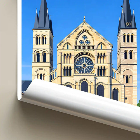 Affiche - Reims - Basilique Saint-Remi
