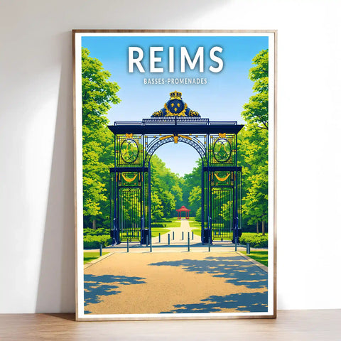 Affiche - Reims - Basses-Promenades