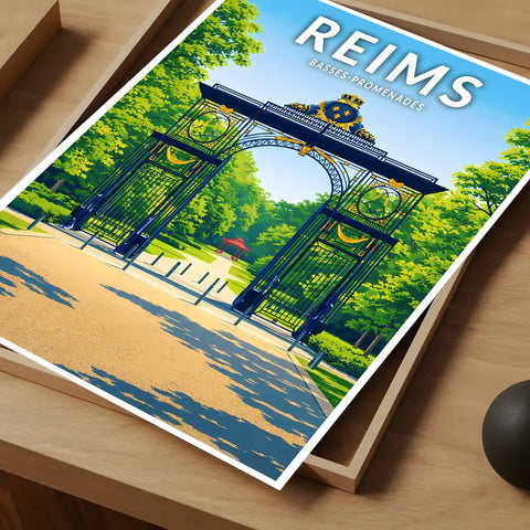 Affiche - Reims - Basses-Promenades