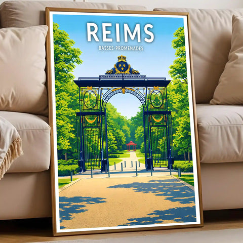 Affiche - Reims - Basses-Promenades