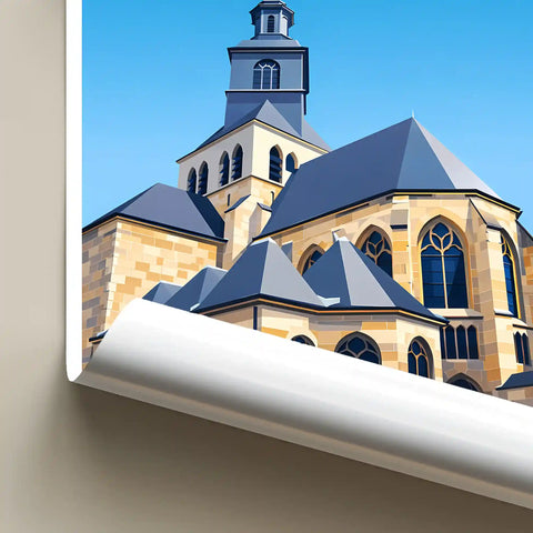 Affiche - Reims - Église Saint-Jacques