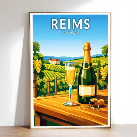Affiche - Reims - La Champagne