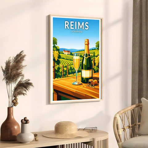 Affiche - Reims - La Champagne