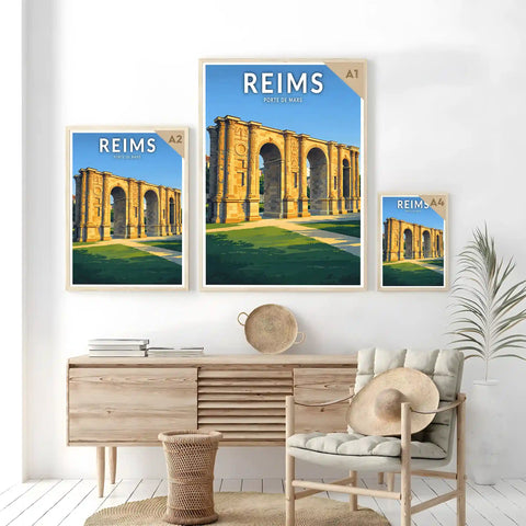 Affiche - Reims - La Porte de Mars