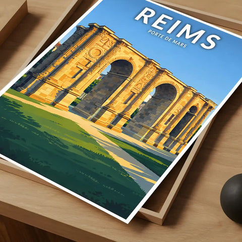 Affiche - Reims - La Porte de Mars