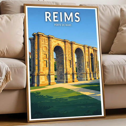 Affiche - Reims - La Porte de Mars