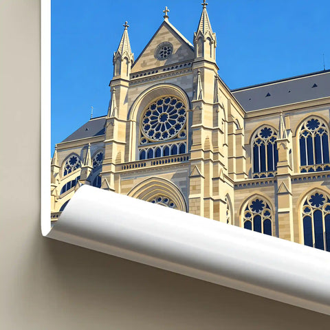 Affiche - Rennes - Basilique Saint-Aubin en Notre-Dame de Bonne Nouvelle