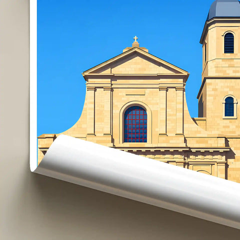 Affiche - Rennes - Basilique Saint-Sauveur