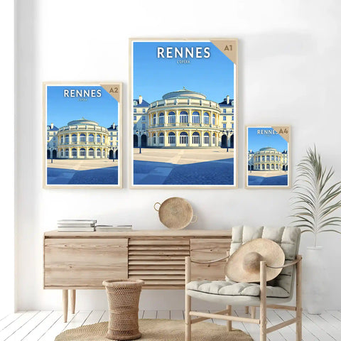 Affiche - Rennes - l'Opéra