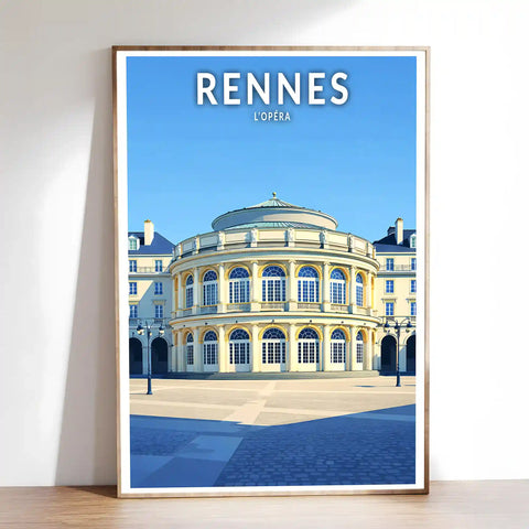 Affiche - Rennes - l'Opéra