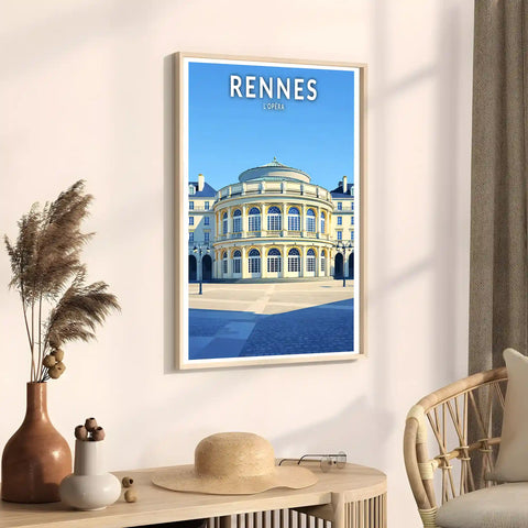 Affiche - Rennes - l'Opéra