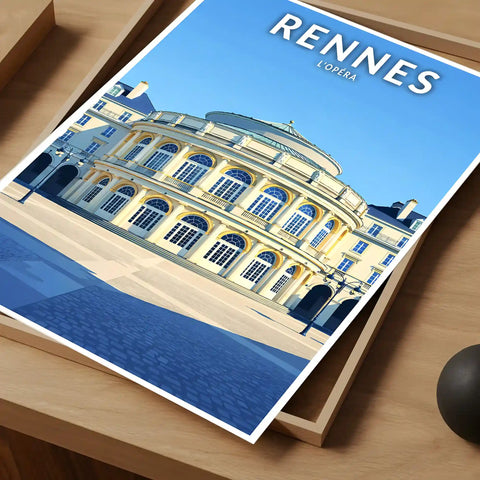 Affiche - Rennes - l'Opéra