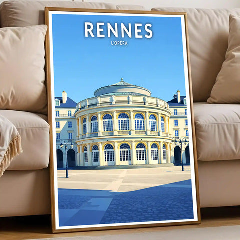 Affiche - Rennes - l'Opéra