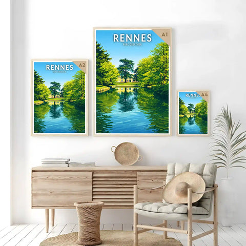 Affiche - Rennes - Parc Oberthür