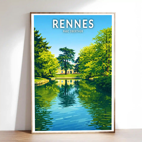 Affiche - Rennes - Parc Oberthür