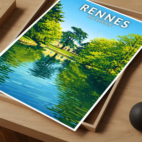 Affiche - Rennes - Parc Oberthür