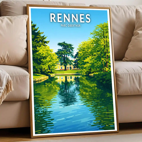 Affiche - Rennes - Parc Oberthür